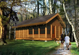 Bunk Fatigue Log Cabin Model