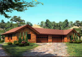 Dakota Log Cabin Model