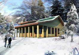 Flambeau Log Cabin Model