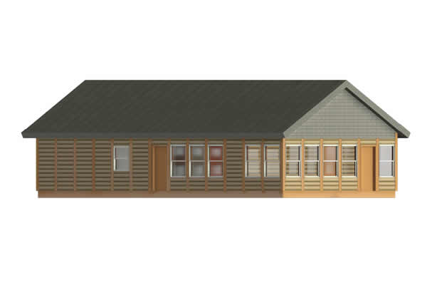 Black Duck Log Cabin Model