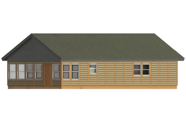 Black Duck Log Cabin Model