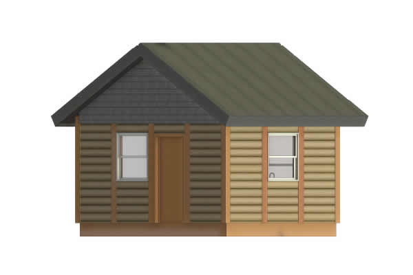 Bunk House Log Cabin Model