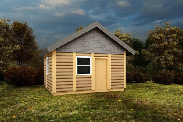 Bunk House Log Cabin Model