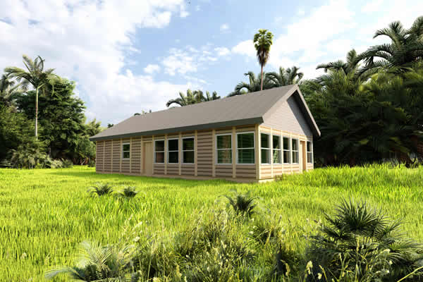 Crane Log Cabin Model