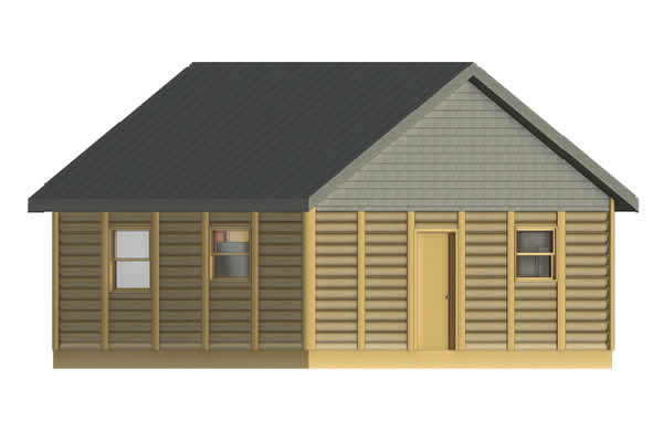 Greeb Log Cabin Model