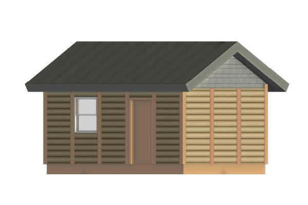 Guest Log Cabin Model