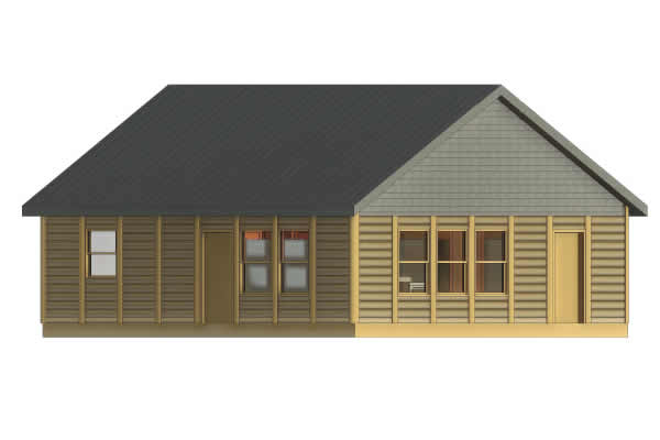 Red Head Log Cabin Model