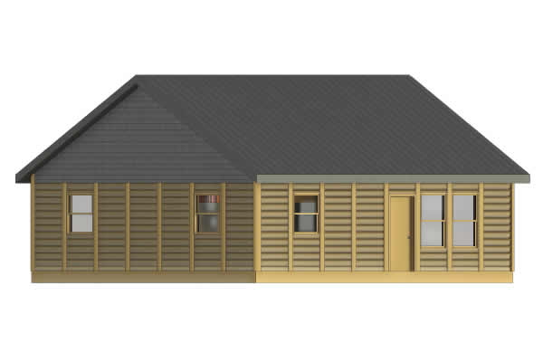 Red Head Log Cabin Model