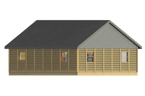 Red Head Log Cabin Model