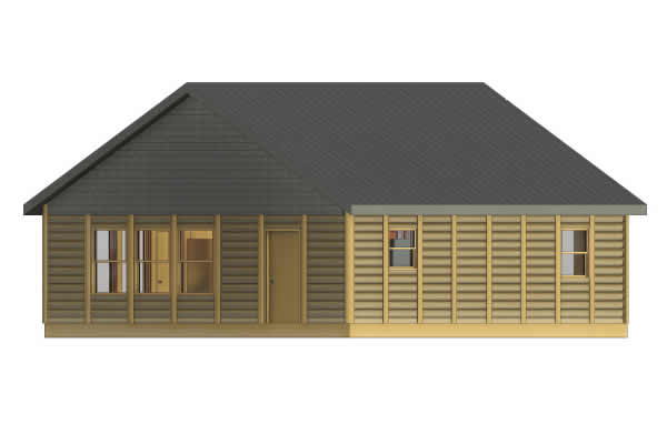 Red Head Log Cabin Model