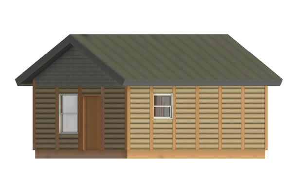 Robin Log Cabin Model