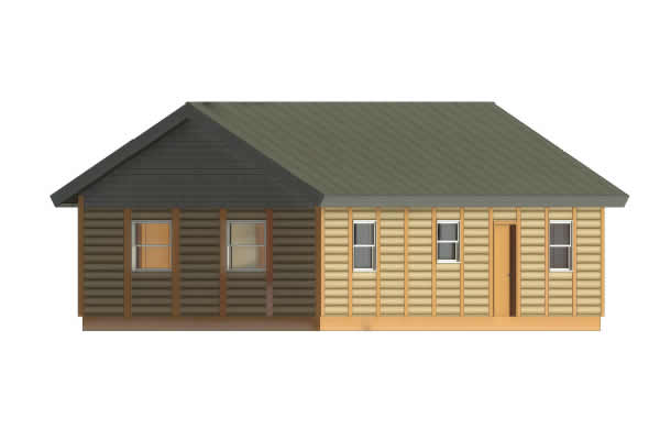 Scaup Log Cabin Model