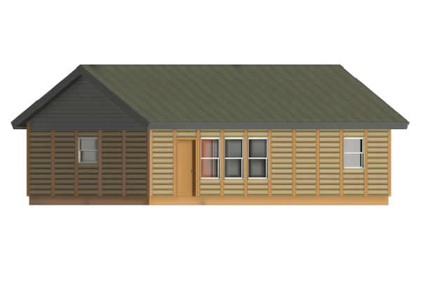 Scaup Log Cabin Model