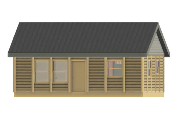 Shoveler Log Cabin Model