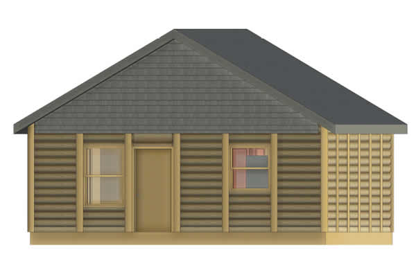 Wood Duck Log Home Cabin Kit Model