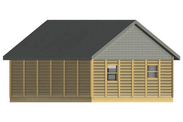 Wood Duck Log Home Cabin Kit Model